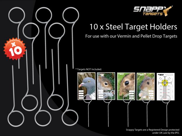 10 x Stainless Steel Target Holders
