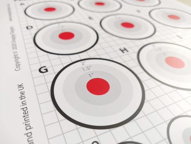 Precision Setup Targets (Rimfire, Centrefire and Air Rifle) – Snappy Targets
